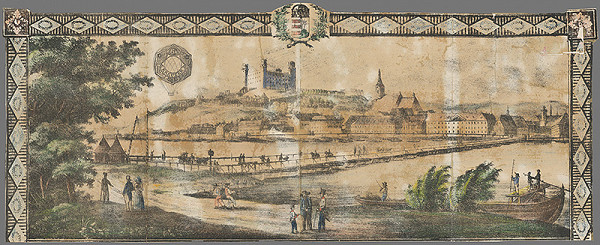 Stredoeurópsky grafik z 1. polovice 19. storočia – Hlavička listu 