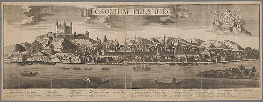 Friedrich Bernhard Werner, Georg Balthasar Probst – Pohľad na Bratislavu 