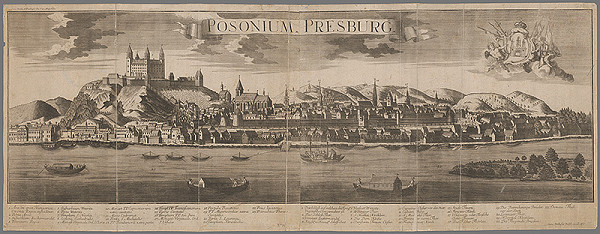 Friedrich Bernhard Werner, Georg Balthasar Probst – Pohľad na Bratislavu 