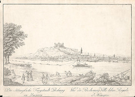 Joseph Schaffer, Peter Schaffer – Pohľad na Bratislavu z juhu 