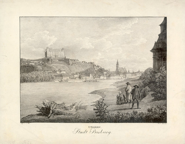 Jakob Alt, Adolf Friedrich Kunike – Bratislava v 19. storočí - pohľad z juhozápadu 