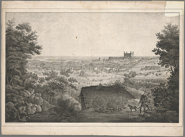 Antal József Strohmayer – Bratislava zo severozápadu 