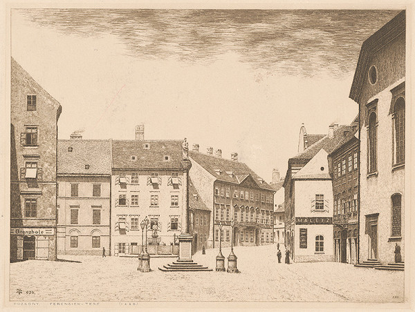 Z. T., Titus Zechmeister – Diebrovovo námestie v Bratislave 