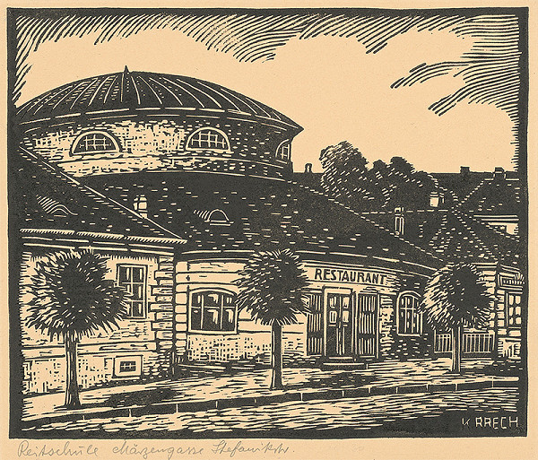 Karol Frech – Jazdiareň a Štefánikova ulica v Bratislave 