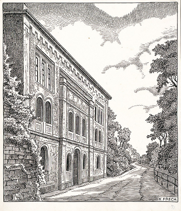 Karol Frech – Ceremoniálna budova orthodoxného židovského cintorína v Bratislave 