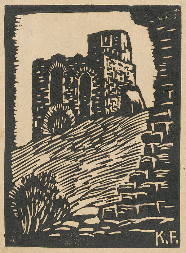 Karol Frech – Zrúcanina hradu Pajštún pri Bratislave 