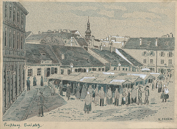 Karol Frech – Chlebové námestie v Bratislave 