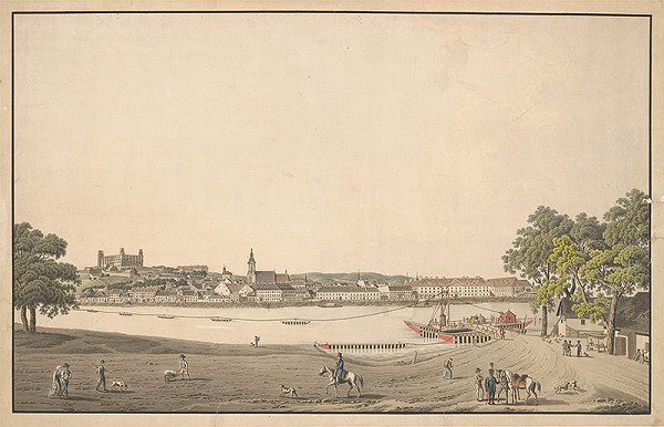 Jozef Anton Lántz – Bratislava z juhu 