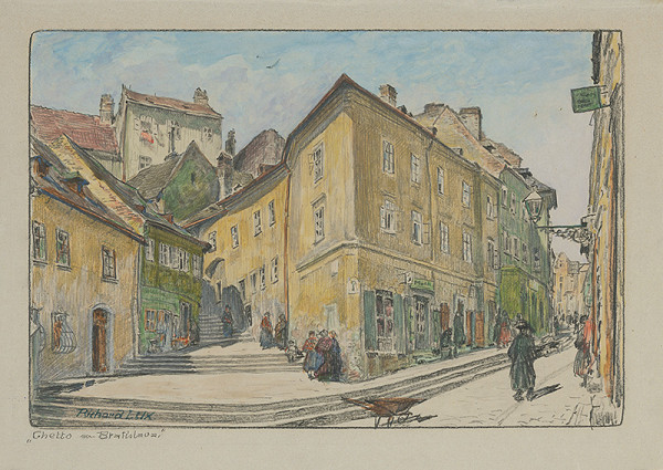 Richard Lux – Zámocké schody v Bratislave 