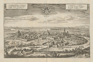 Matthäus Merian – Opevnenie mesta Hanau 