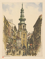 Carl Röhling – Michalská brána v Bratislave 