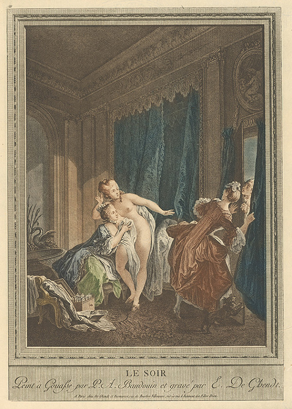 Emmanuel Jean Nepomucene de Ghendt, Pierre-Antoine Baudouin – Večer 