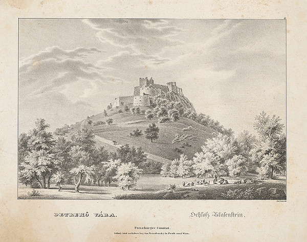 Jozef Anton Lántz – Plavecký hrad 