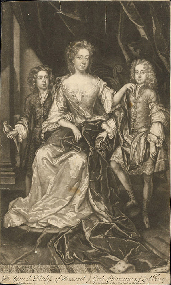 Isaac Beckett, Gottfried Kneller – Podobizeň kňažnej Monmouth, knieža Doncastera a lorda Henryho 