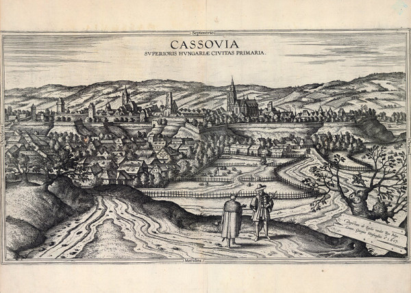 Joris Hoefnagel, Egidio van der Rye, Stredoeurópsky autor – Pohľad na Košice 