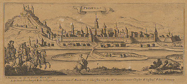 Jacob Peeters – Bratislava z juhu 