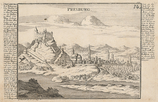 Gabriel Bodenehr st. – Bratislava z juhu 