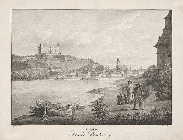 Jakob Alt – Bratislava z juhozápadu 