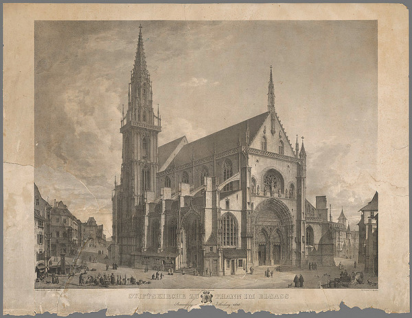 Simon Quaglio, Domenico Quaglio – Kláštor a kostol v Thamme 