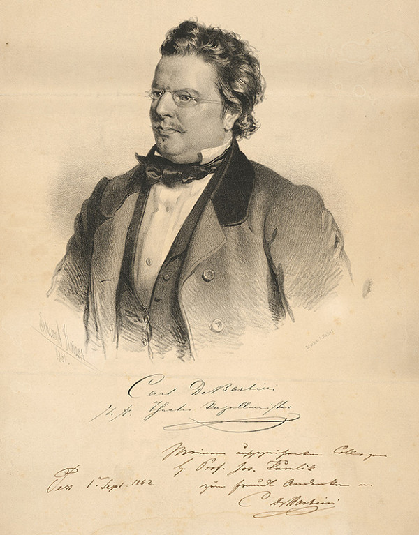 Eduard Kaiser – Portrét C.de Barbiniho-kapelníka 