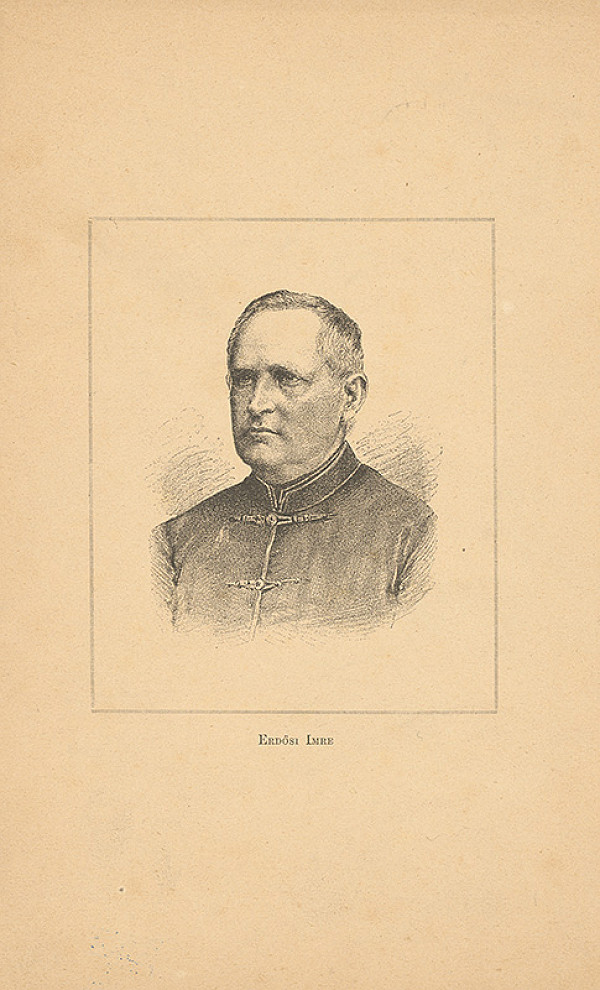 Stredoeurópsky grafik z 19. storočia – Portrét Imricha Erdösiho 