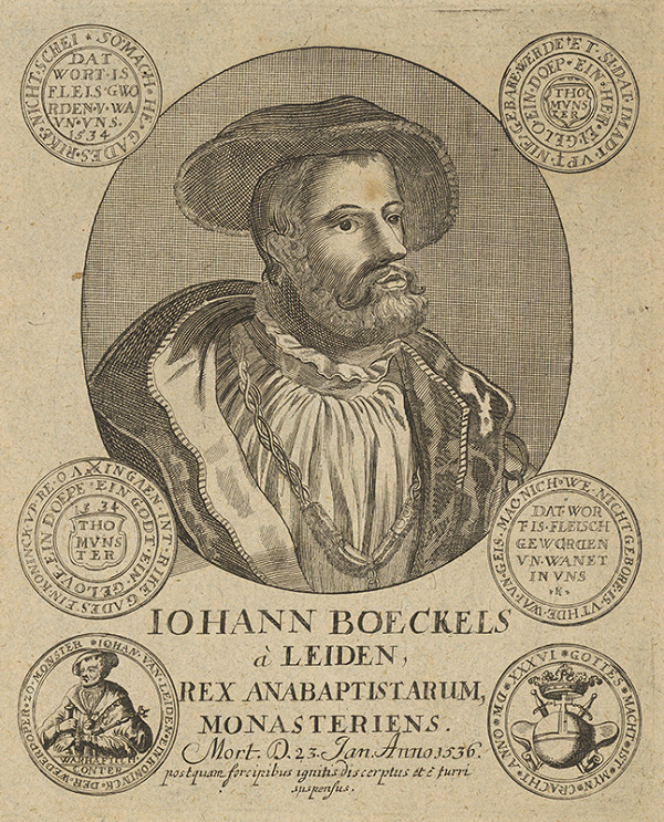 Stredoeurópsky grafik zo 16. storočia – Portrét Jána Boeckelsa 