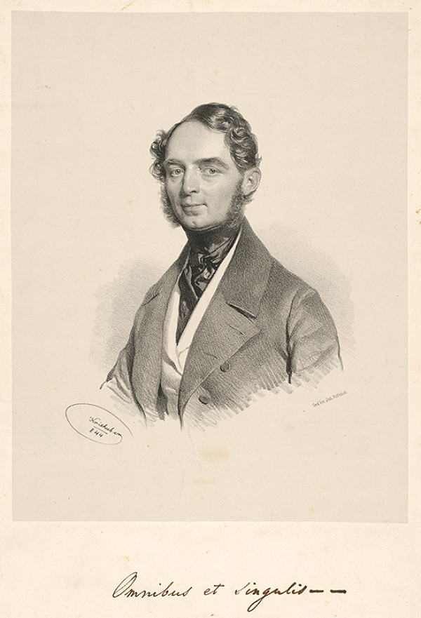 Joseph Kriehuber – Portrét dr.Antona Nehrera 