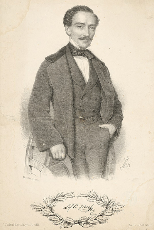 Miklós Barabás – Portrét Jozefa Lászlo 