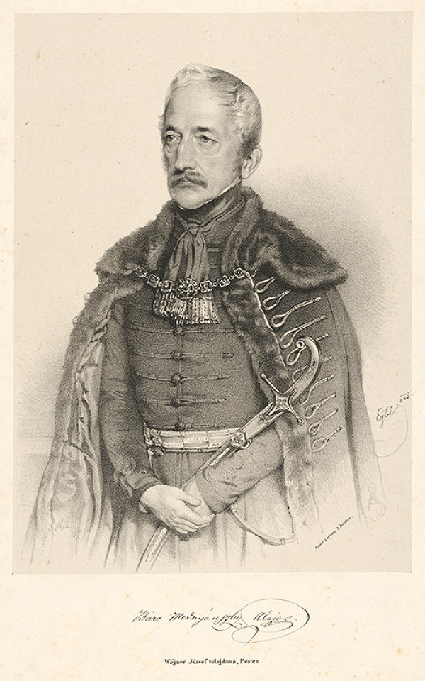 Franz Eybl – Portrét baróna Alojza Mednyanského 