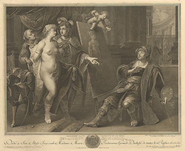 Ján Jakub Müller, Govaert Flinck – Alexander Veľký u Appela 