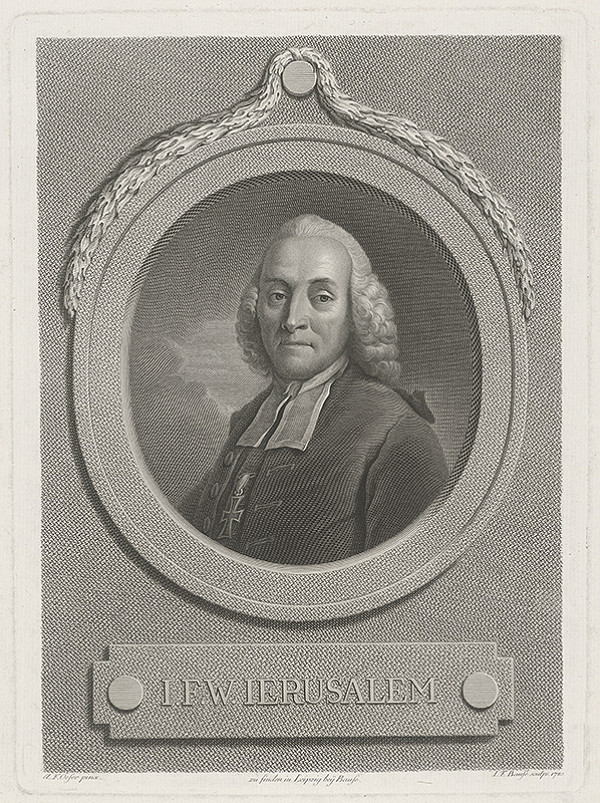 Johann Friedrich Bause, Adam Friedrich Oeser – Johann Friedrich Wilhelm Jerusalem 