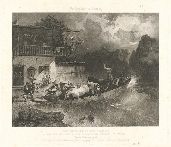 Johann Passini, Friedrich Gauermann – Návrat v búrke 