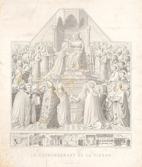 Alphonse Francois, Fra Angelico – Korunovanie Panny Márie 