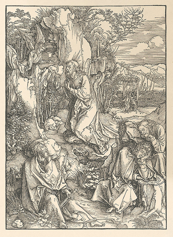Albrecht Dürer – Ježiš na hore Olivovej 