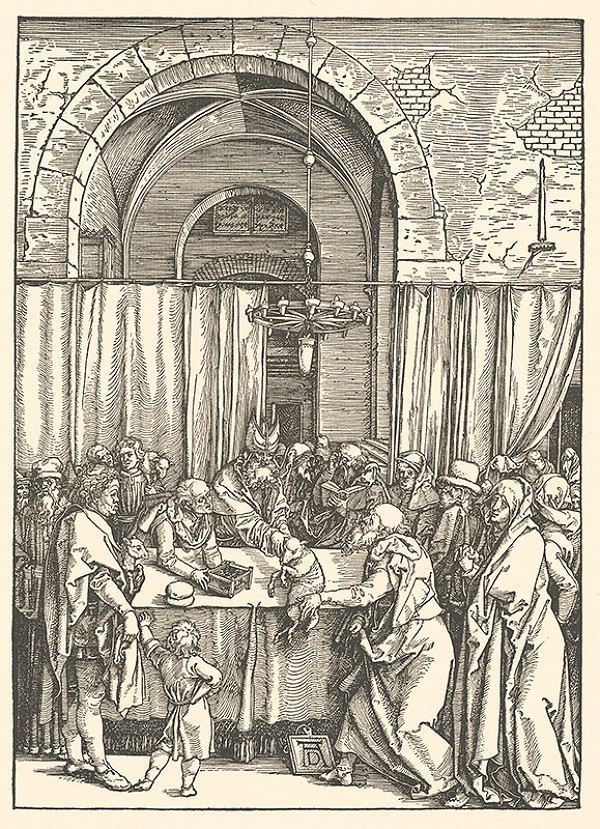 Albrecht Dürer – Odmietnutie Joachimovej obete (1) 
