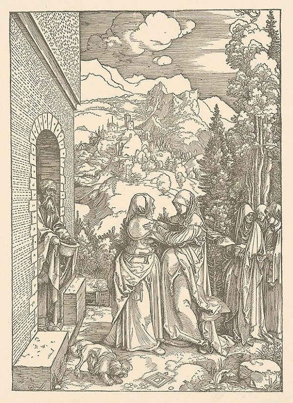 Albrecht Dürer – Navštívenie (7) 