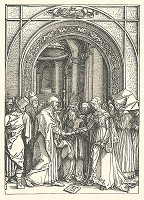 Albrecht Dürer – Zasnúbenie Panny Márie (6) 
