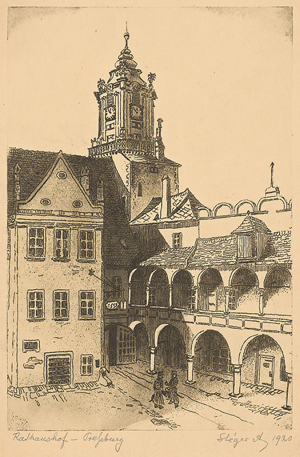 Anton Stéger – Radničný dvor v Bratislave 