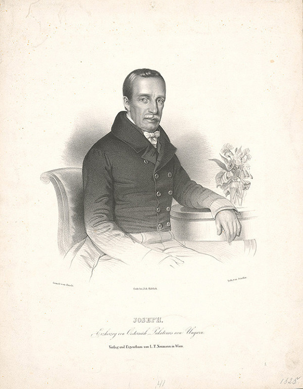 Anton Stadler, Anton Einsle – Portrét palatína Jozefa 