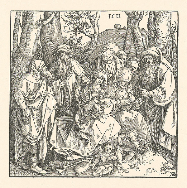 Albrecht Dürer – Sväté príbuzenstvo s anjelmi 