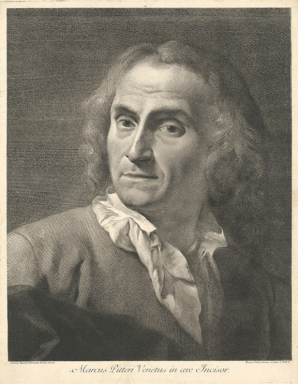 Giovanni Battista Piazzetta – Marcus Pitteri Venetus - portrét 