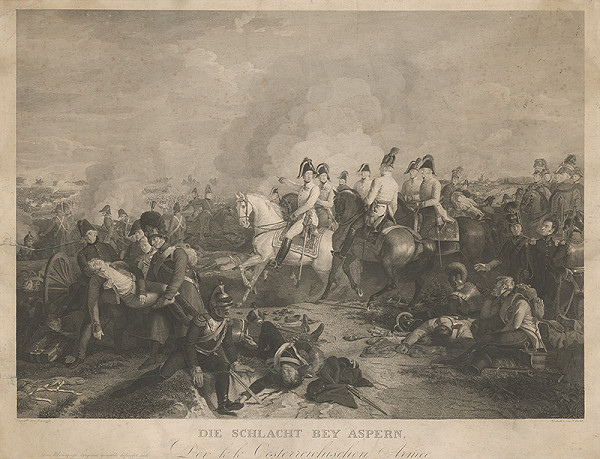 Carl Rahl, Per Krafft – Bitka pri Asperne 