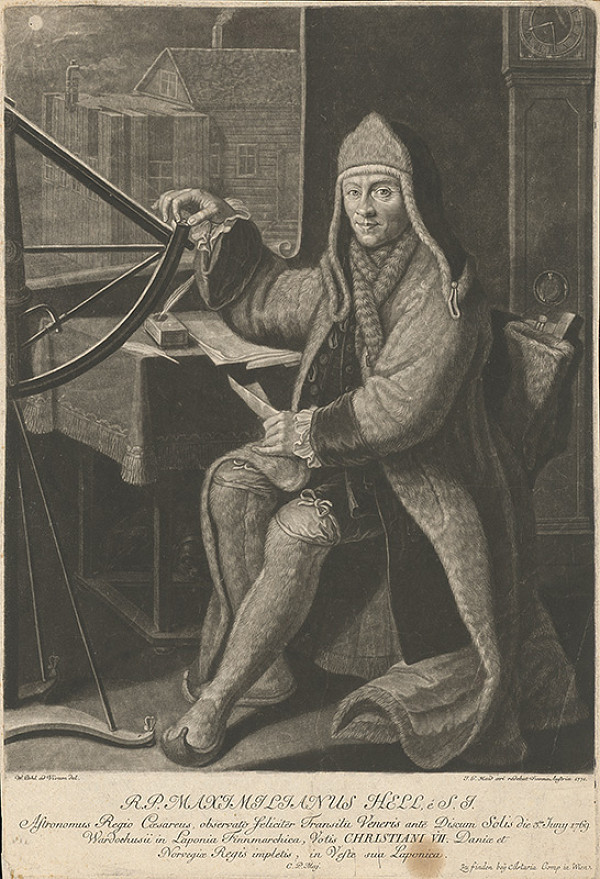 Johann Jacob Haid, Wenzel Pohl – Astronóm Maximilián Hell 