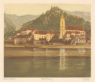 Emil Singer – Pohľad na Dürenstein pri Dunaji 