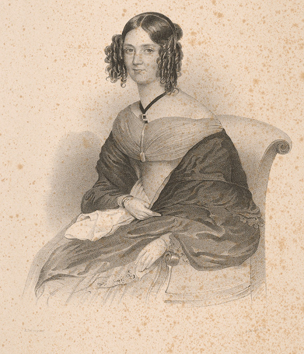 Emanuel Thomas Peter – Podobizeň neznámej ženy 