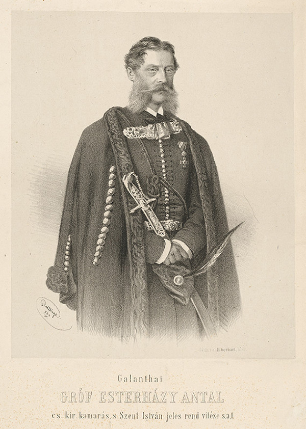 Adolf Dauthage – Portrét grófa Esterházyho 