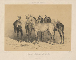 François Hippolyte Lalaisse – Skupina mulíc na poludnie 