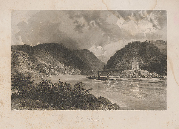 Rudolf Alt – Pohľad na Dunaj 