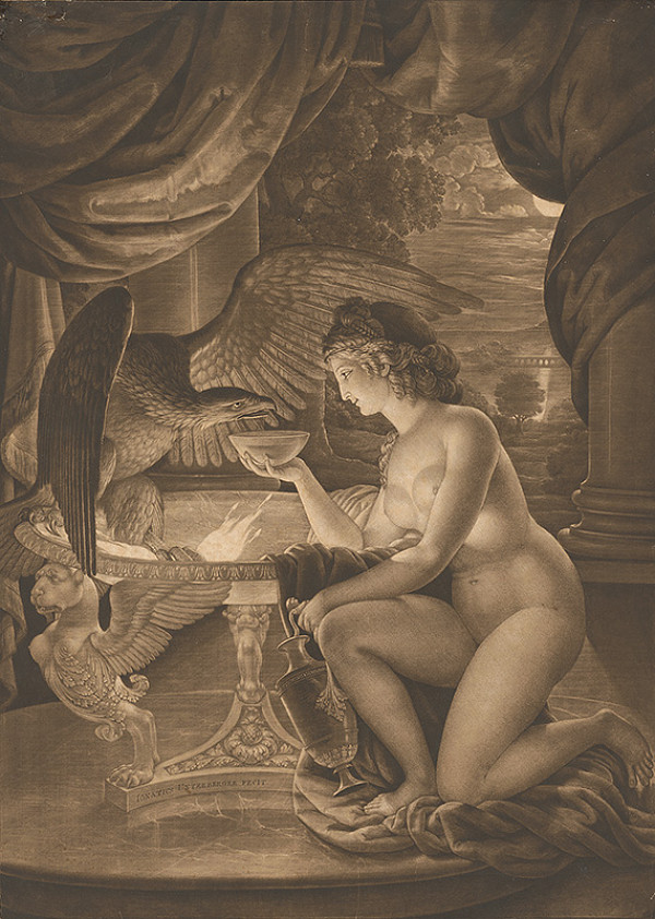 Ignaz Unterberger, Wilhelm von Kaulbach – Napájanie orla 