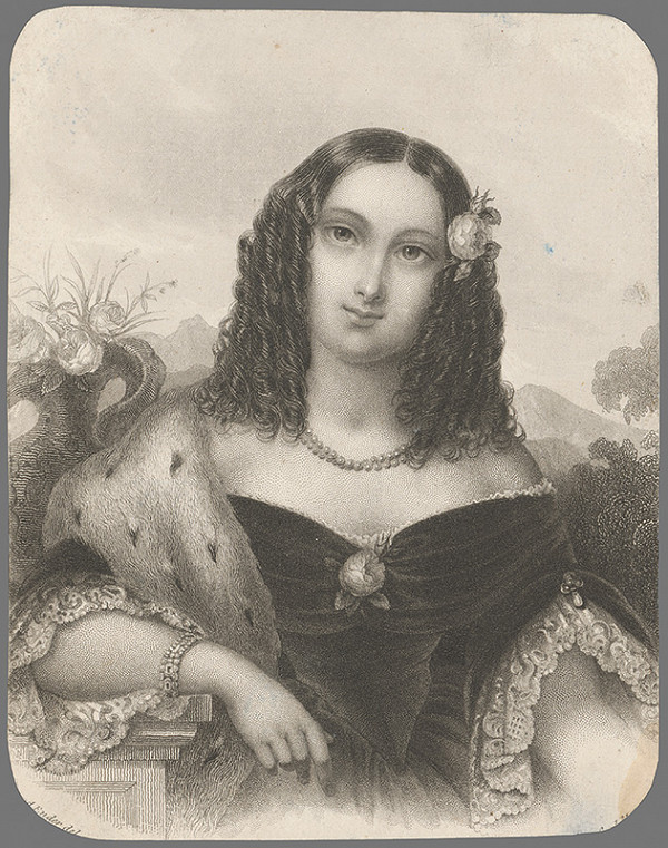 Johann Nepomuk Ender – Podobizeň dámy 